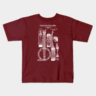 Banjo Patent 1882 Kids T-Shirt